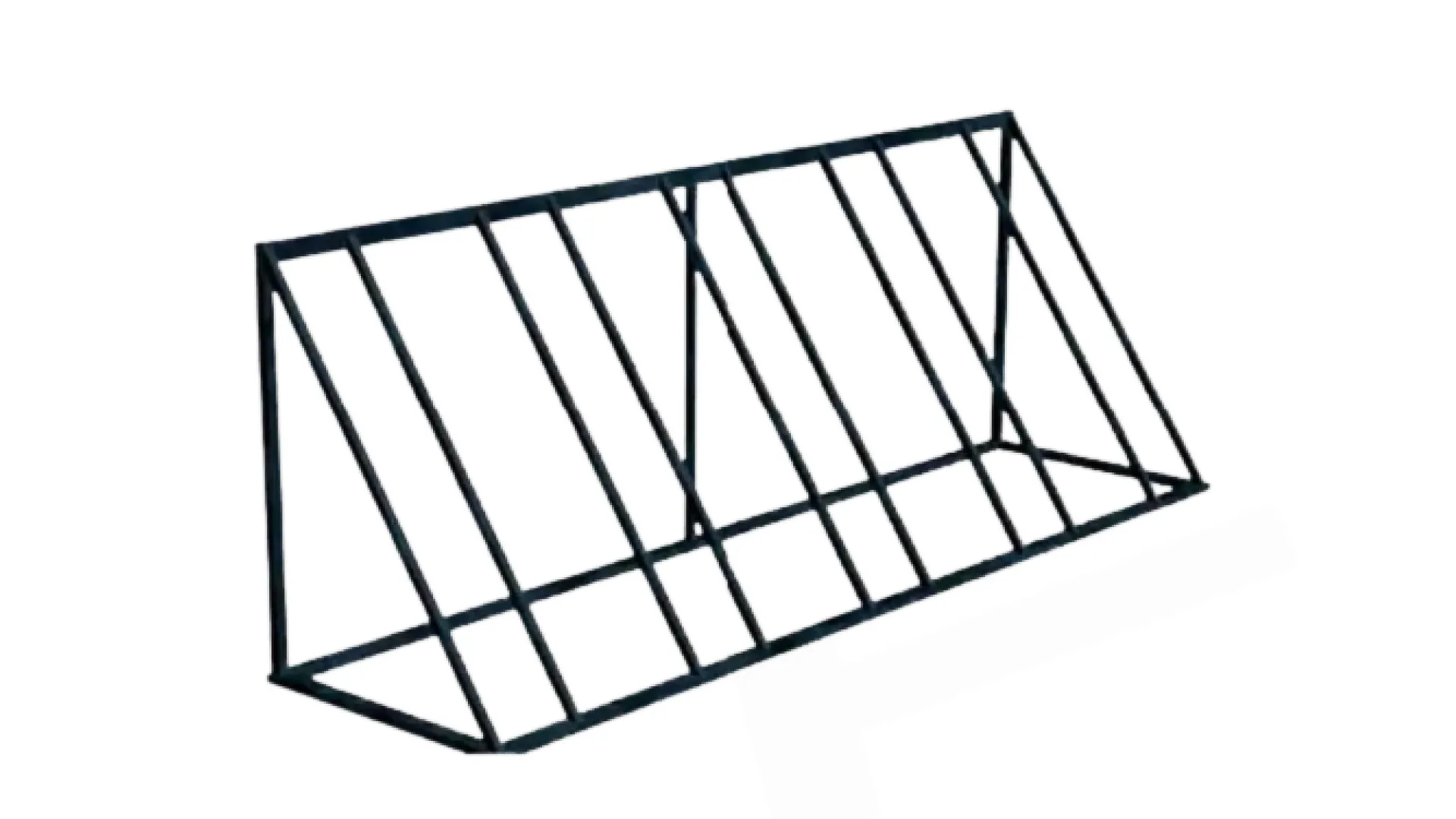 Велопарковка В-4 сталь бетонирование, анкерные болты грунт, эмаль 100х100 мм