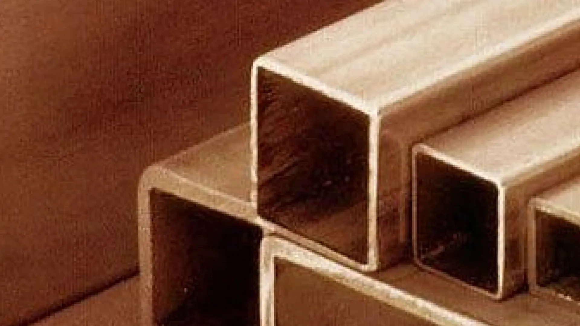 Профильная медная труба М1TE квадратная ТУ 1844-027-00195363-2002