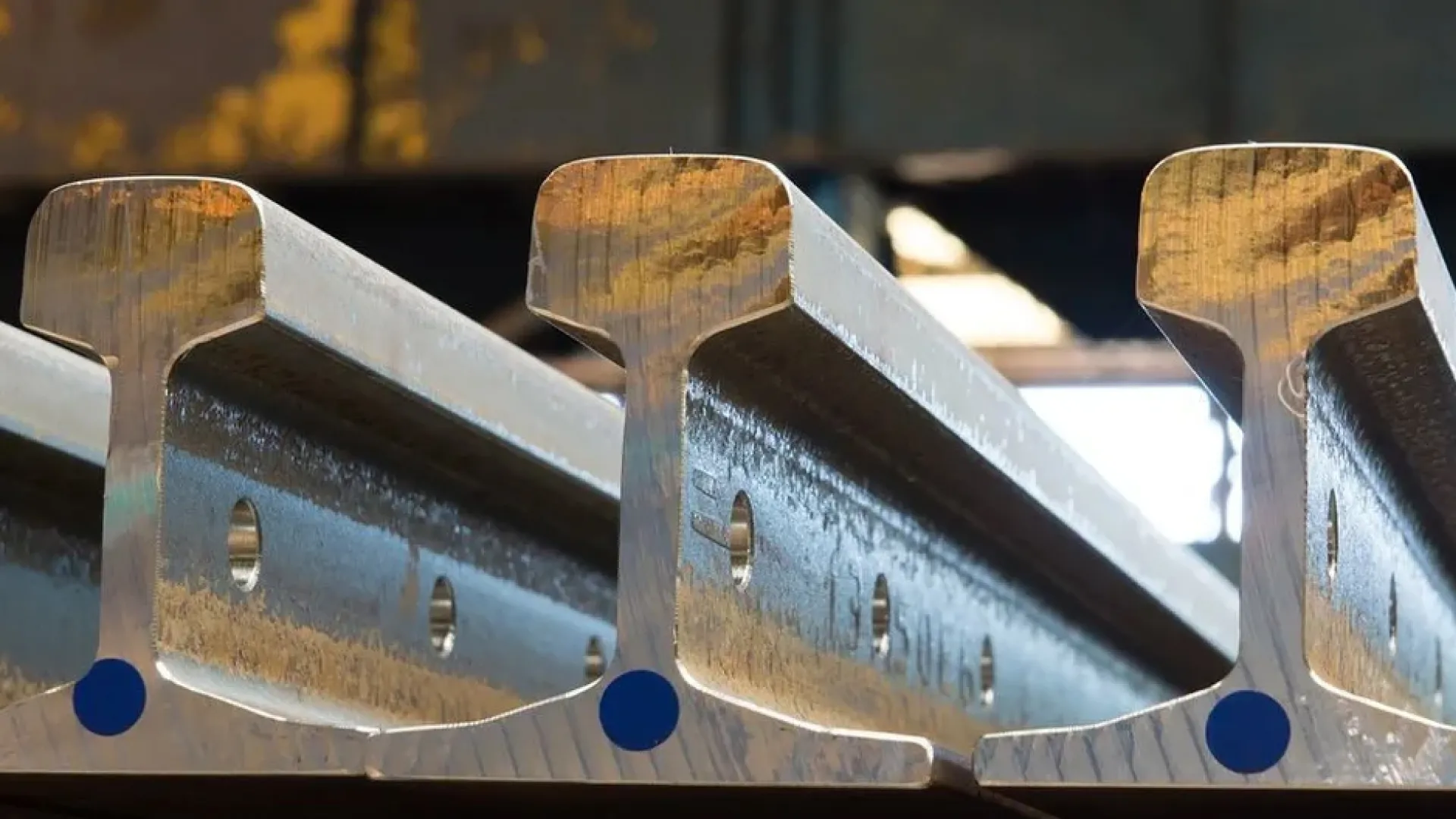 Рельсы железнодорожные РП65 промышленные 25 м Т1, Т2 ГОСТ Р 51045-2014